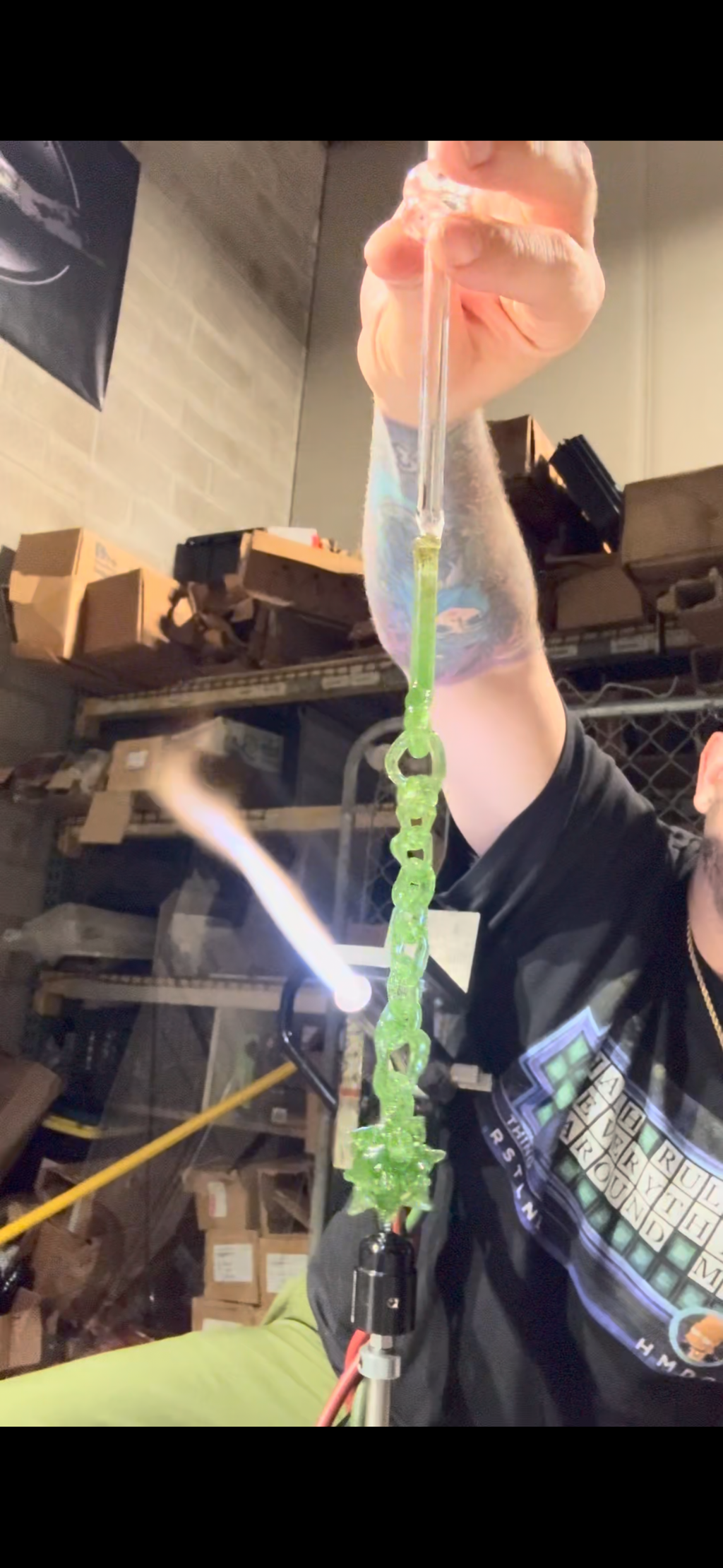 Medieval Style Glass Flail