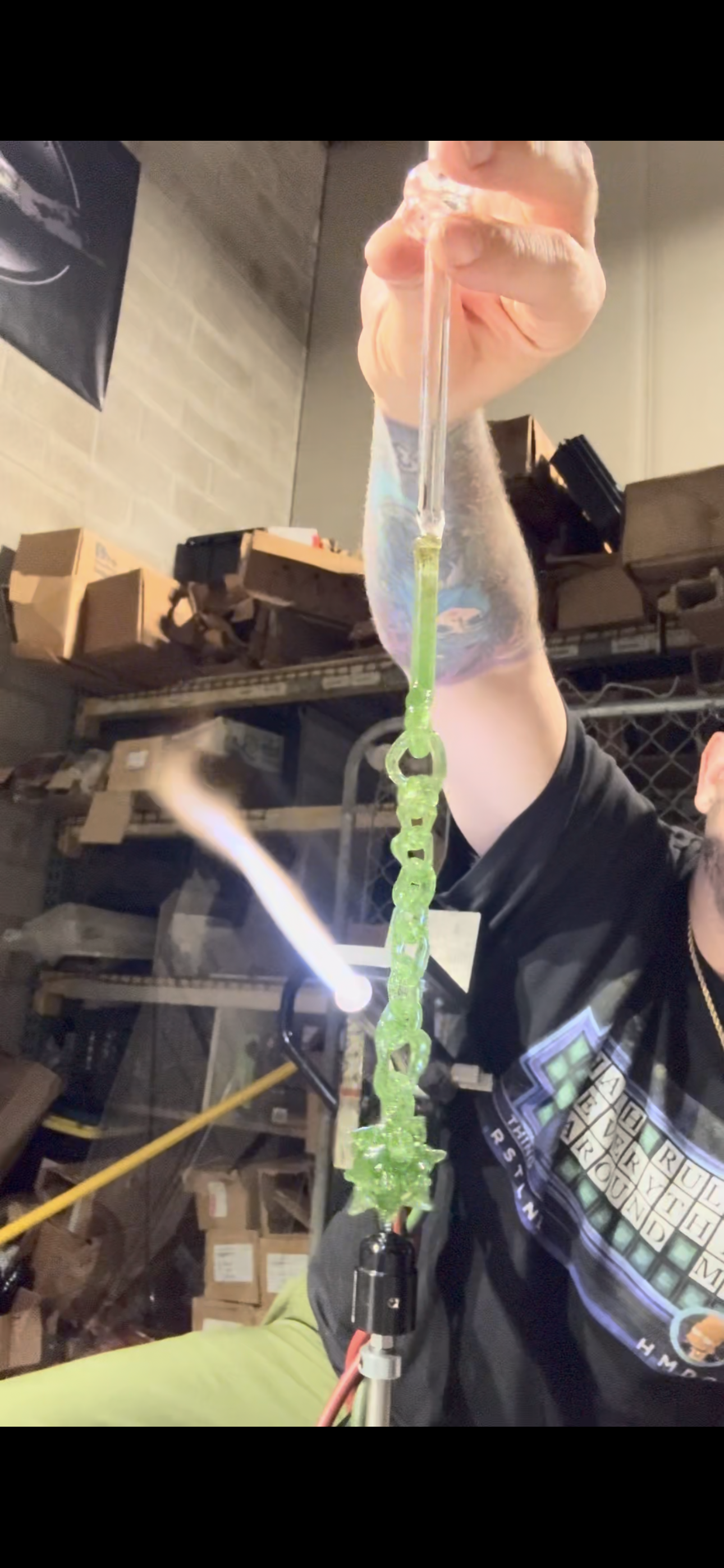 Medieval Style Glass Flail