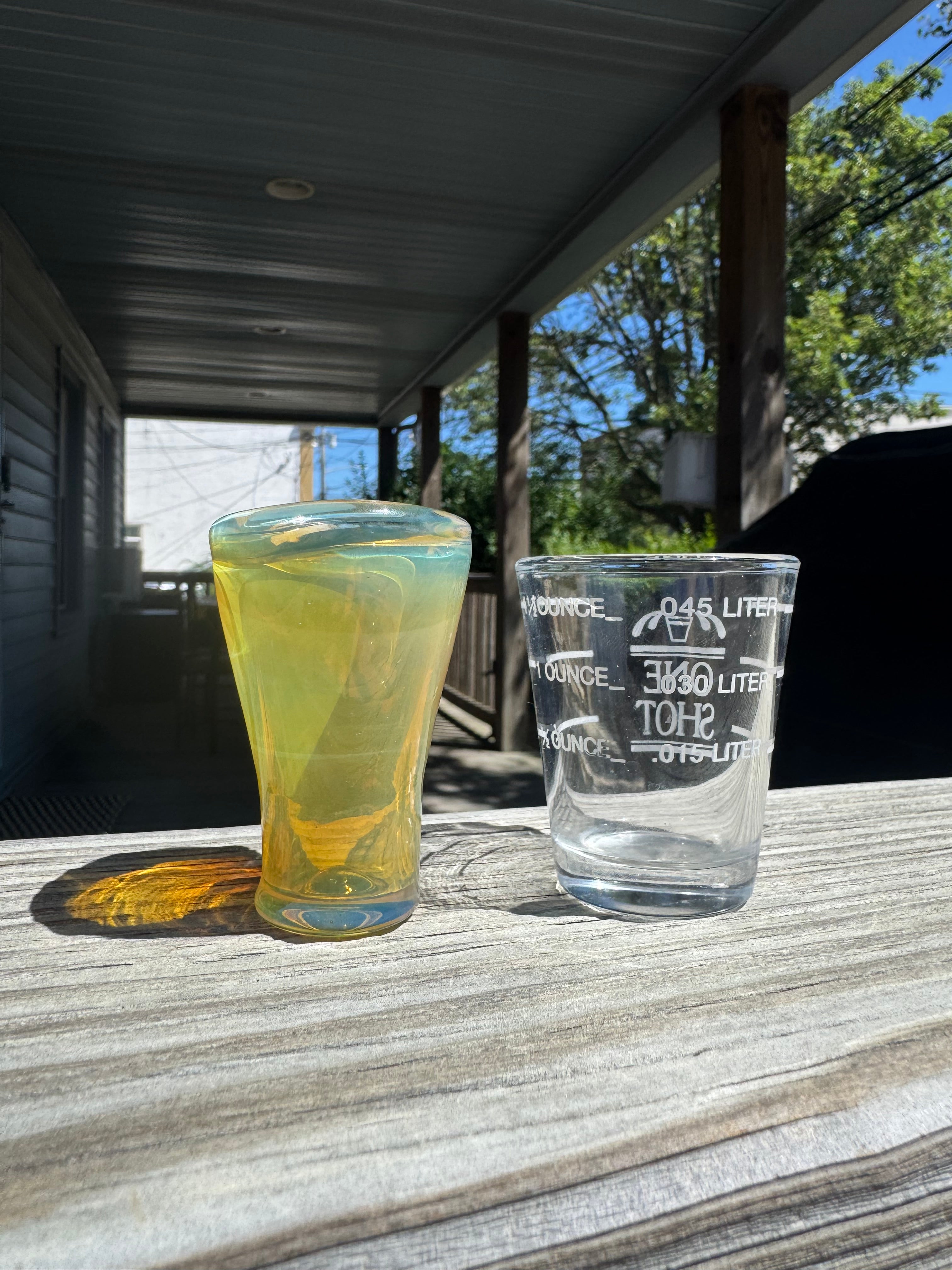 Silver Fumed Shotglass