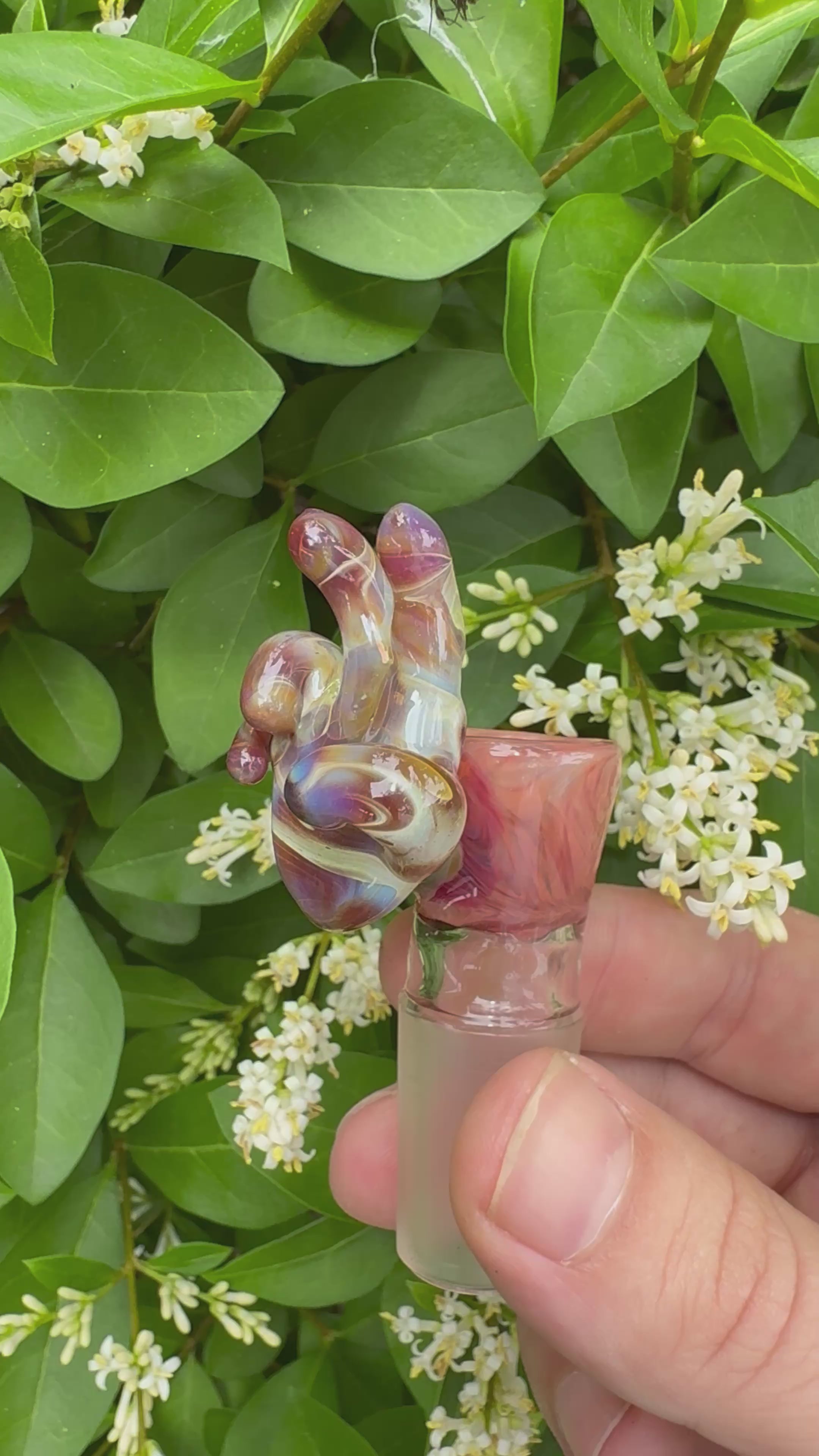Peace Hand Slide — 18mm 4-Hole ✌️